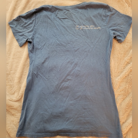 DFH Light Blue Logo Scoop Neck S/S Wmn Small - Picture 3 of 3